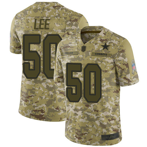 Men Dallas Cowboys Limited Camo Sean Lee #50 2018 Salute to Service NFL Jersey
